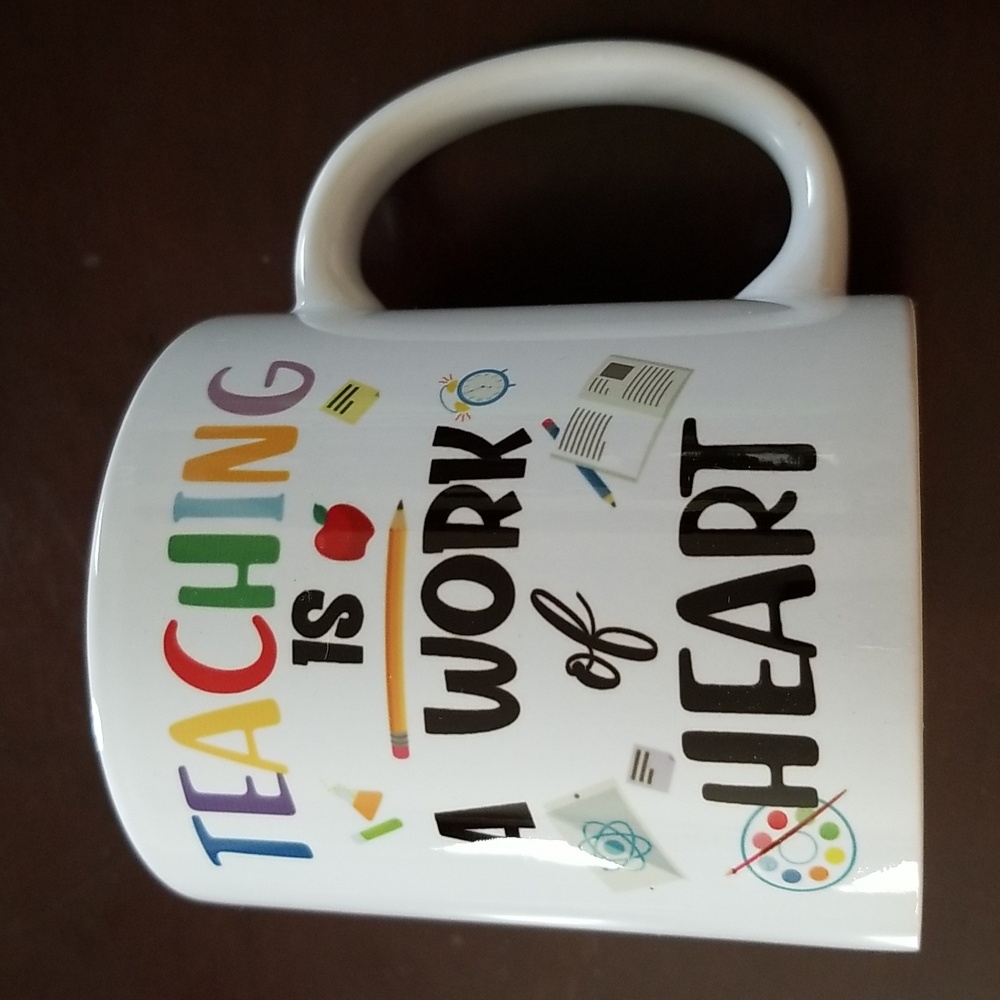 NWOT Teacher Mug 12 oz